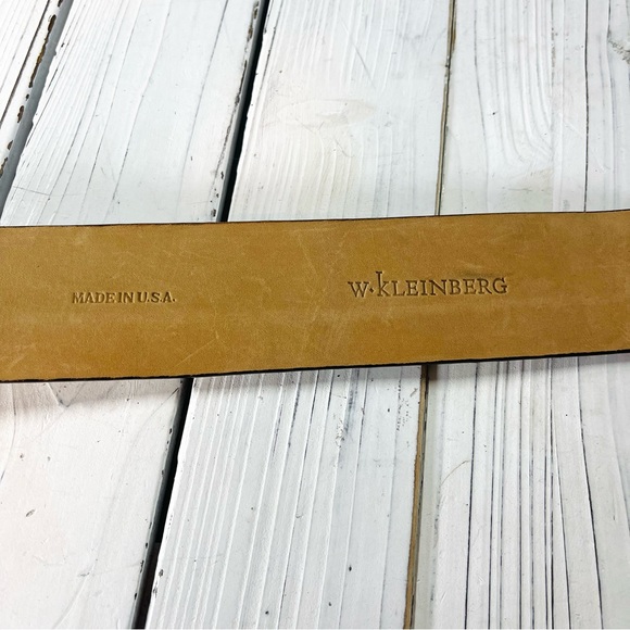 SOLD W. Kleinberg Women’s Python Belt w/ Covered Buckle | Size L - Picture 10 of 13